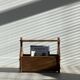 Wooden magazine rack