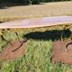 Table basse style Louis XV en marbre rose