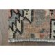 1970s Turkish Oushak Handmade Wool Cotton Orange Runner Rug 78x327