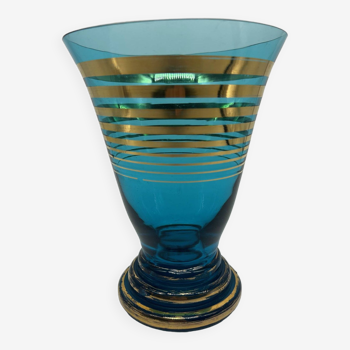 50s glass vase