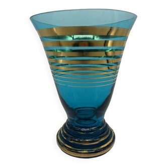 1950s glass vase