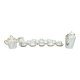 tea or coffee service in porcelain, Louis XV Rocaille style, 19th century