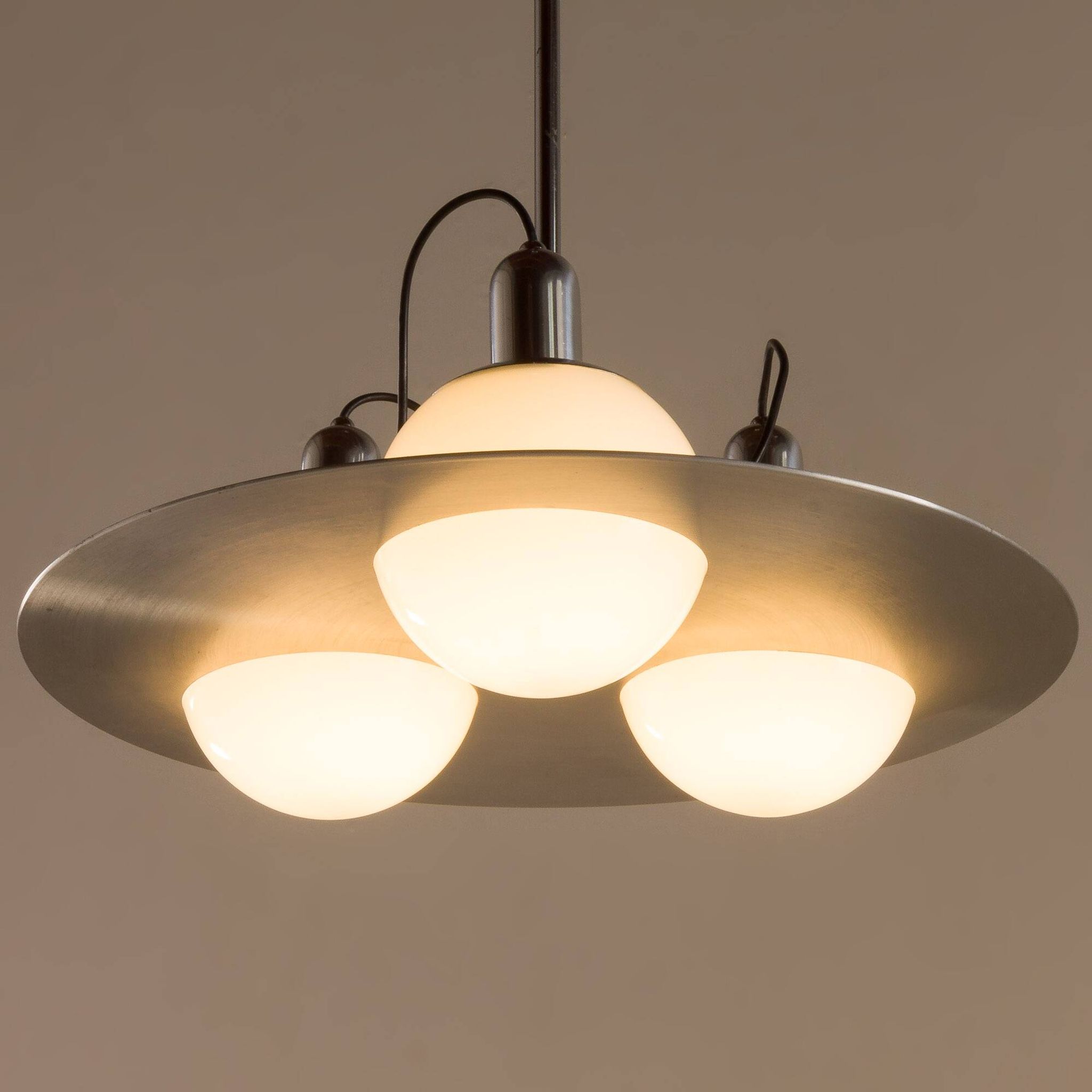 Space Age extra large Italian chandelier, 1970s