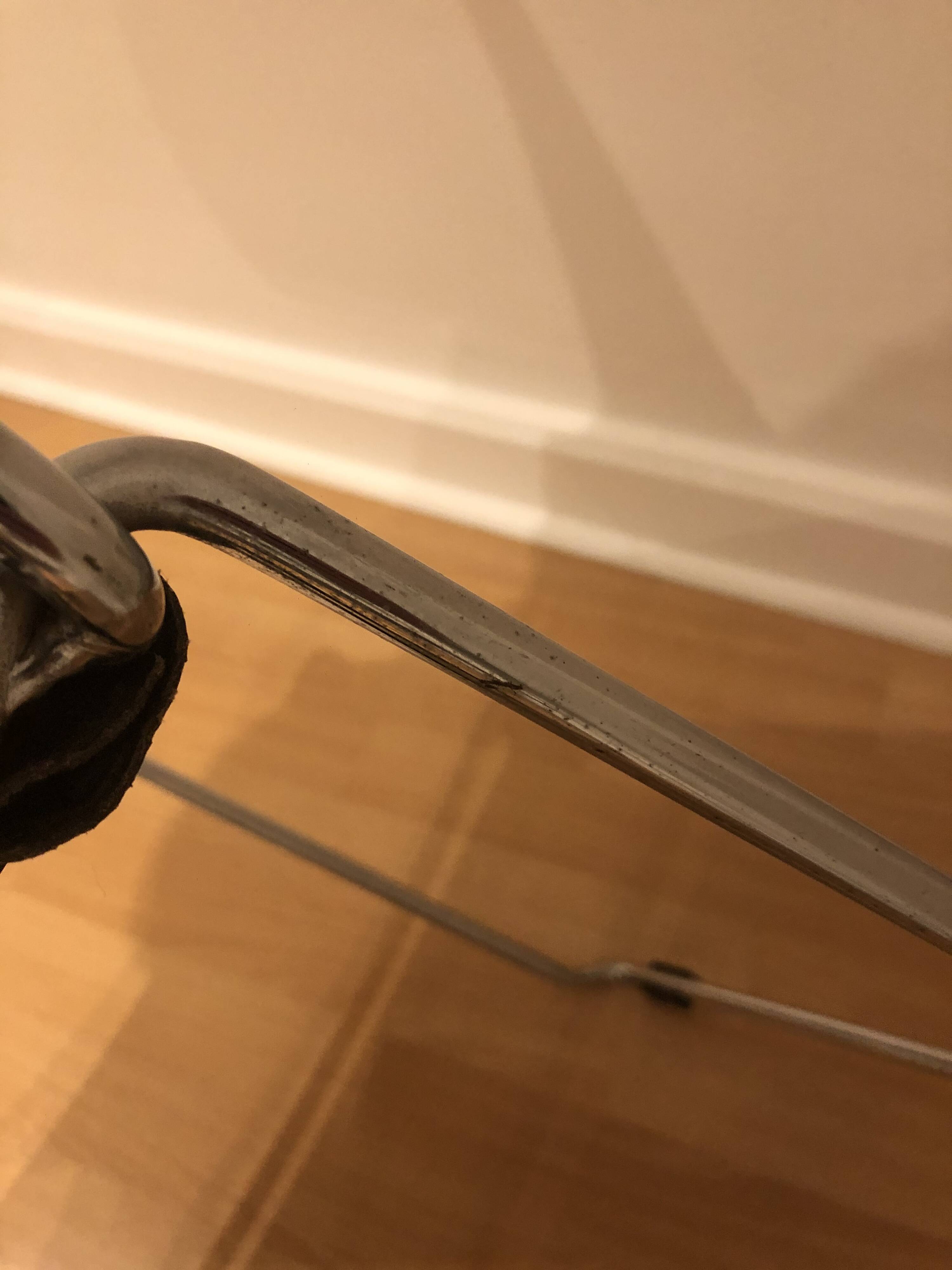 Lot de 4 chaises de salle à manger en cuir Giandomenico Belotti pour Alias