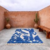 Handmade Berber rug in wool 3 x 2 m