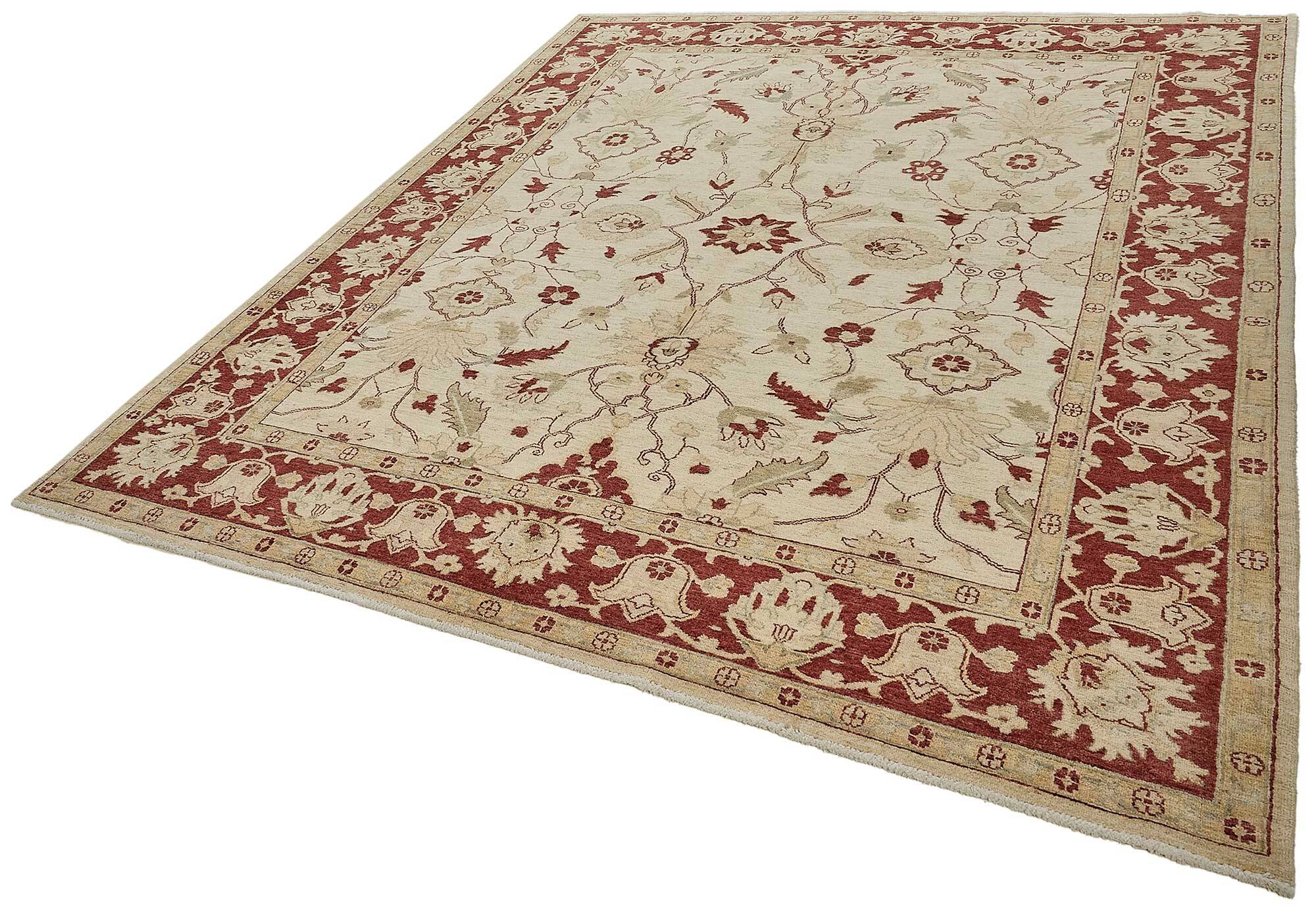Turkish Handknotted Wool Oushak Rug 242 cm x 295 cm
