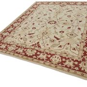 Tapis Oushak en laine noué à la main turc 242 cm x 295 cm