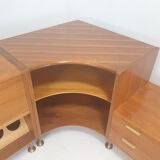 Walnut Cabinet and Sideboard by A.A. Patijn for Zijlstra, 1950's