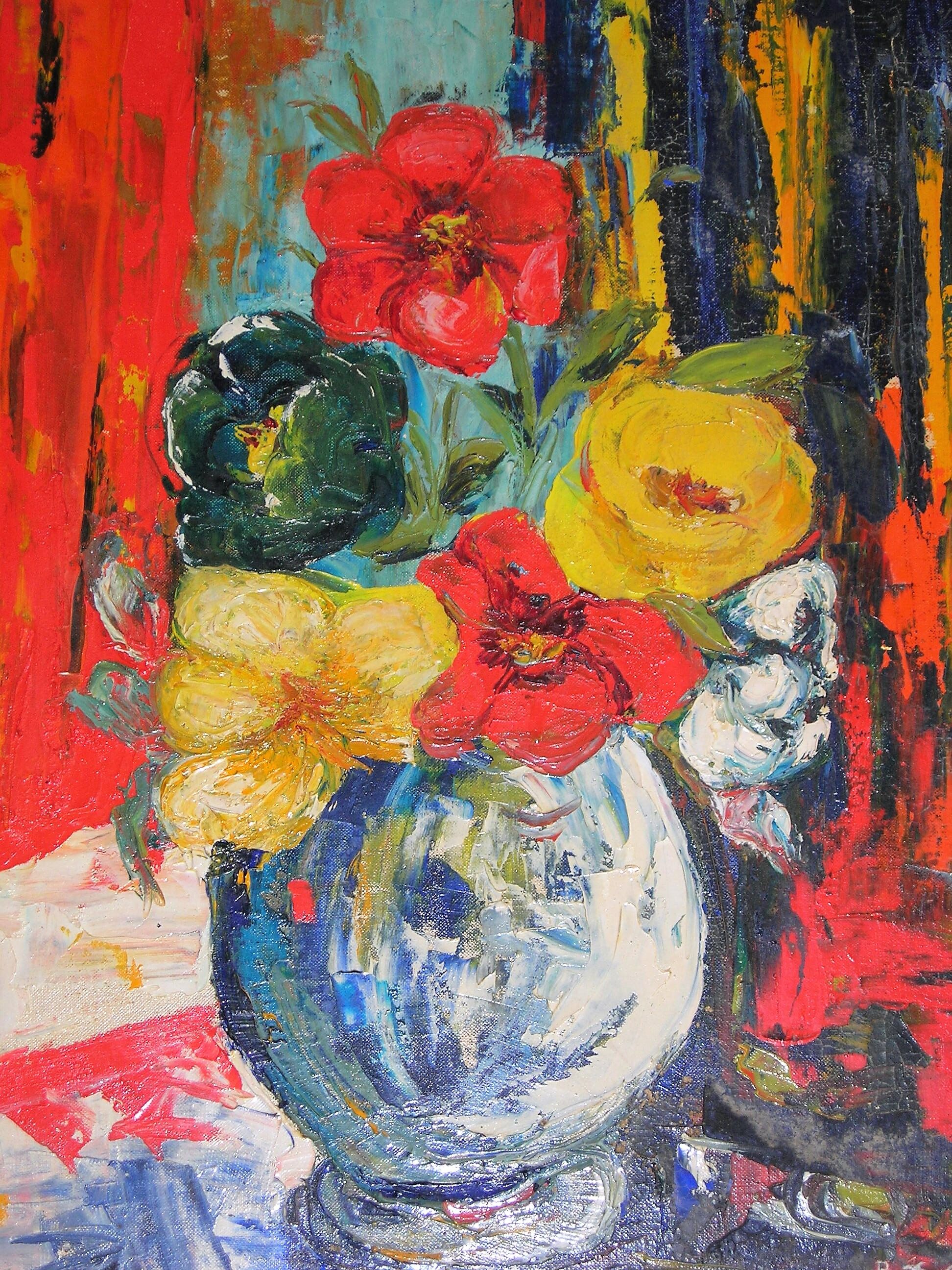 Bouquet of flowers of B Del Giudice  XXth