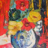 Bouquet of flowers of B Del Giudice  XXth