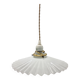 Opaline glass pendant light