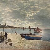 Reproduction Claude Monnet - “The beach of Saint Address”