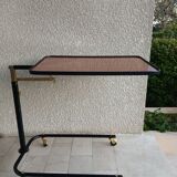 Adjustable rolling table in formica – Italian design by Damato – 1970s