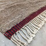 Moroccan Berber carpet M'rirt with colored flat areas 321x266cm