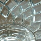 Cut on crystal piedouche signed Baccarat