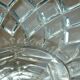Cut on crystal piedouche signed Baccarat