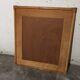 Large mirror bamboo rattan 1970 86x97cm