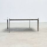 Early PK61 coffee table by Poul Kjaerholm EKC Denmark 1956 with Carrara marble top