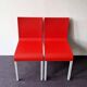 Ensemble de 2 chaises rouges .03 de Maarten van Severen pour Vitra, Suisse 1998