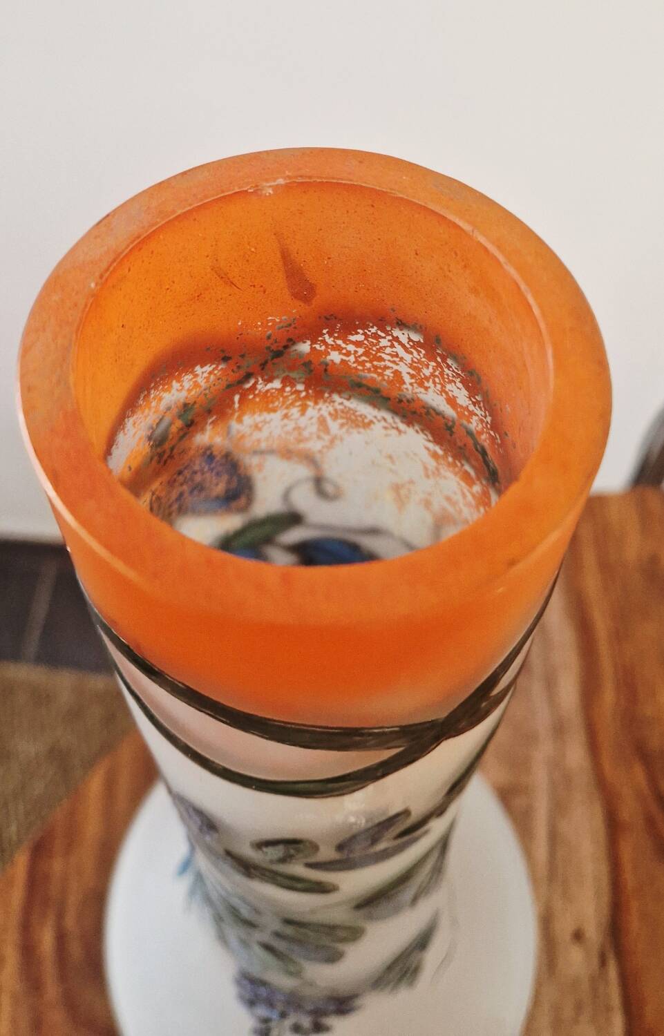 Art Deco vase signed Leune glassworks - Auguste Heiligenstein - 1920