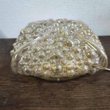 Amber bubble glass lamp, wall lamp or table lamp