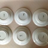 12 K&G Lunéville soup plates, Madrigal model