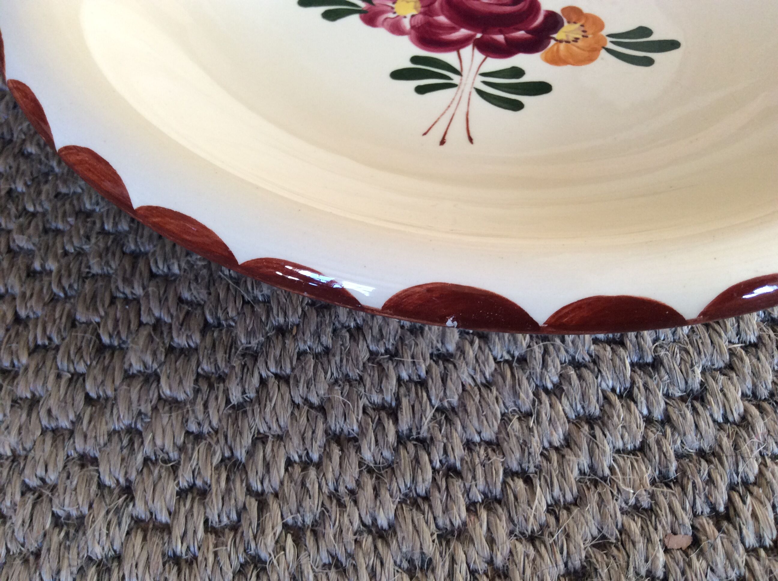 Vintage hollow dish