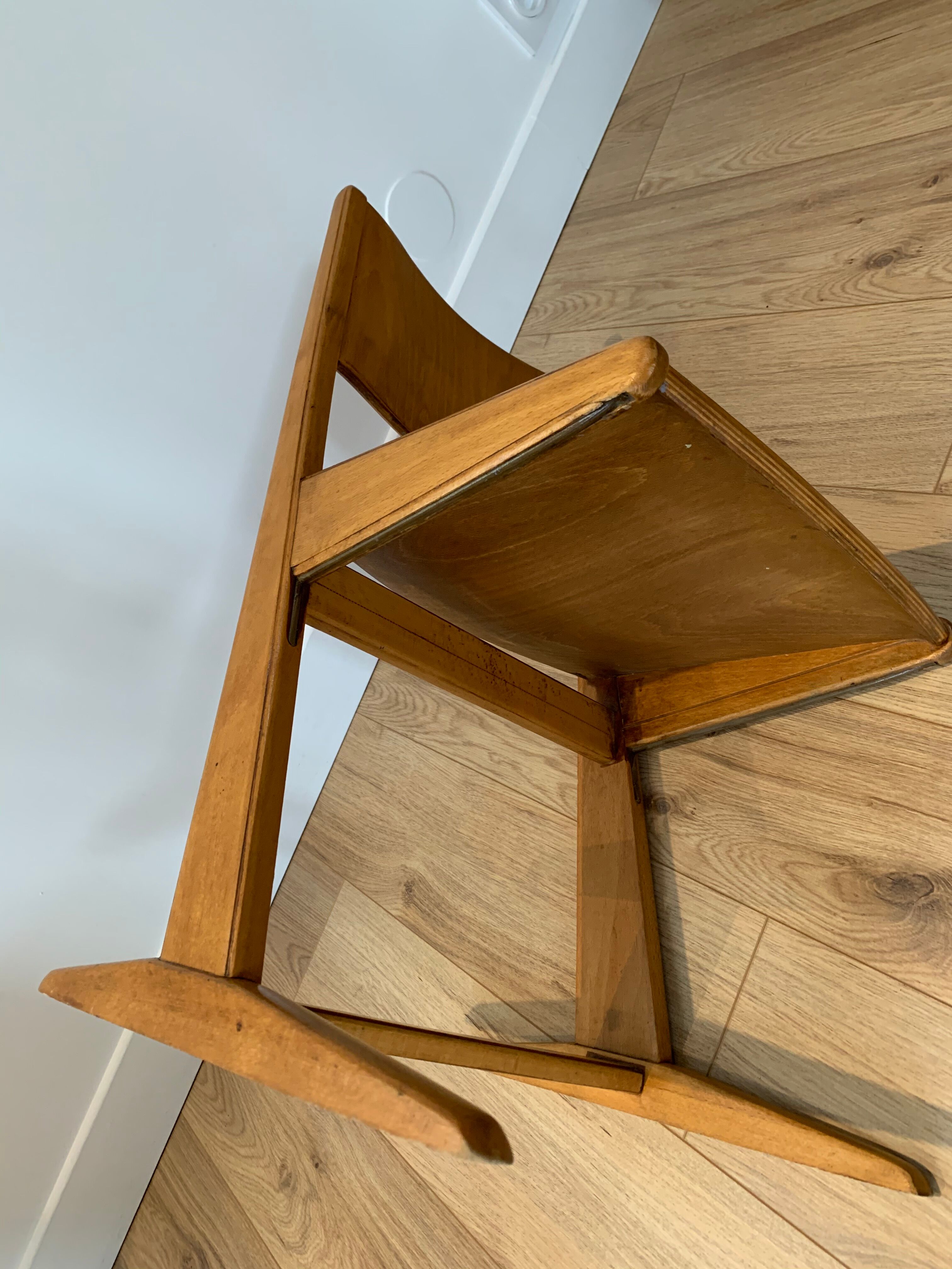 50s school chair Karl Nothhelfer for Casala