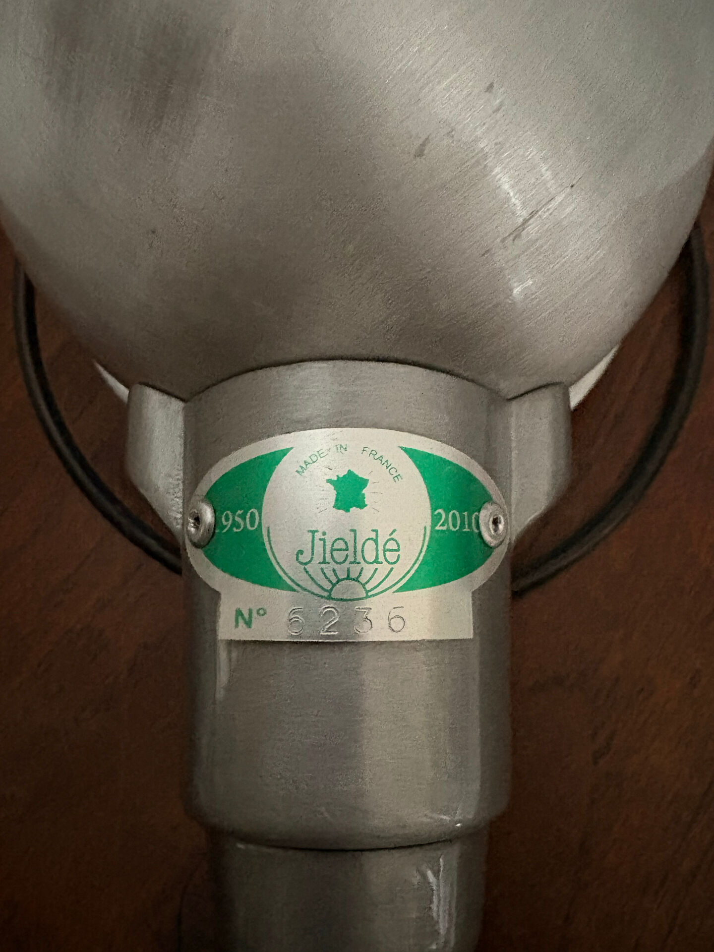 Lampe Jieldé Signal Édition Limitée 60 ans – Acier Brossé – N°6236
