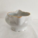 Limoges porcelain saucière decorated with flowers