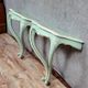 Pair of Venetian Louis XV style consoles in painted wood
