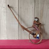 Old wooden push toy