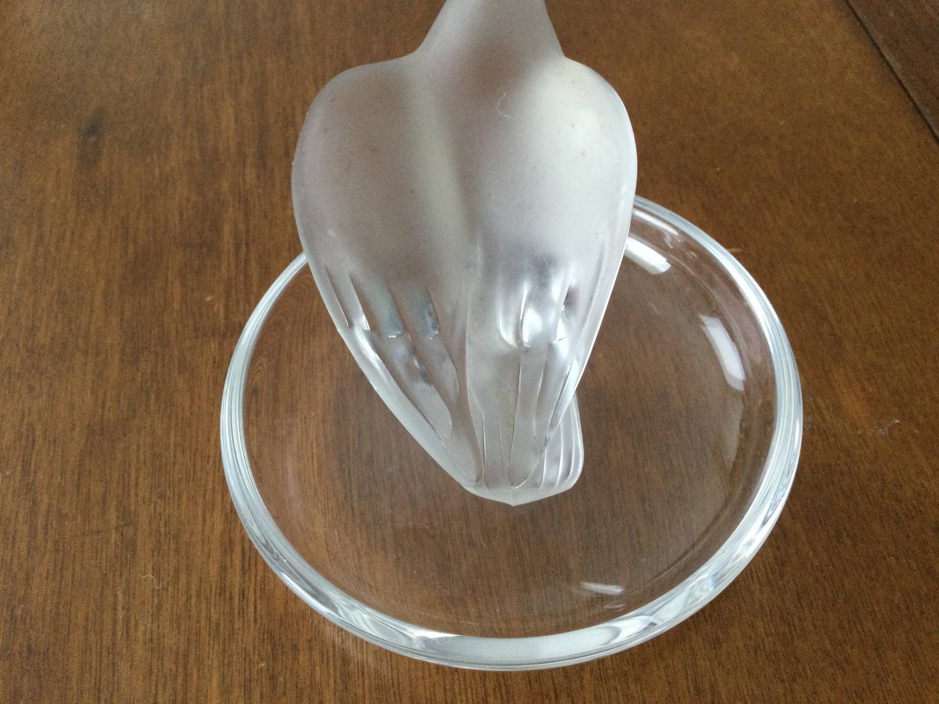 Crystal ring sizer from Lalique