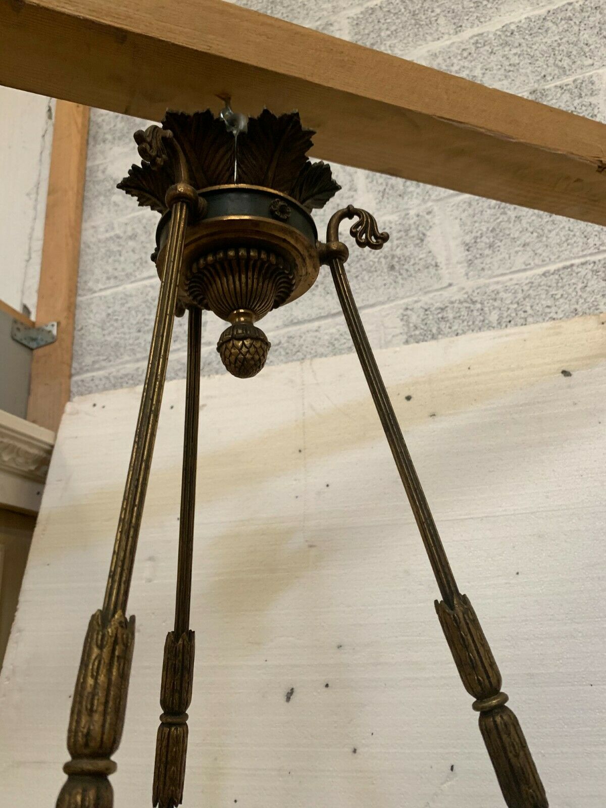 19th century Bronze and Alabaster Empire Lustre Napoleon III