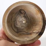 Wooden box, artisanal turning