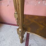 Louis XVI style gilded wood console
