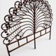 Large "Peacock" rattan headboard – Peacock model – France, 1970s