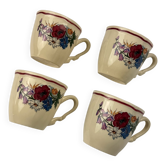 Set of 4 vintage Agreste mugs