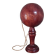 Bilboquet ancien bois lasuré prune violet