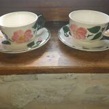 Duo of Villeroy & Boch Cup "Wild rose"