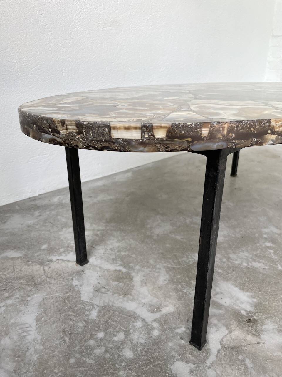 1950s Madagascar aragonite coffee table