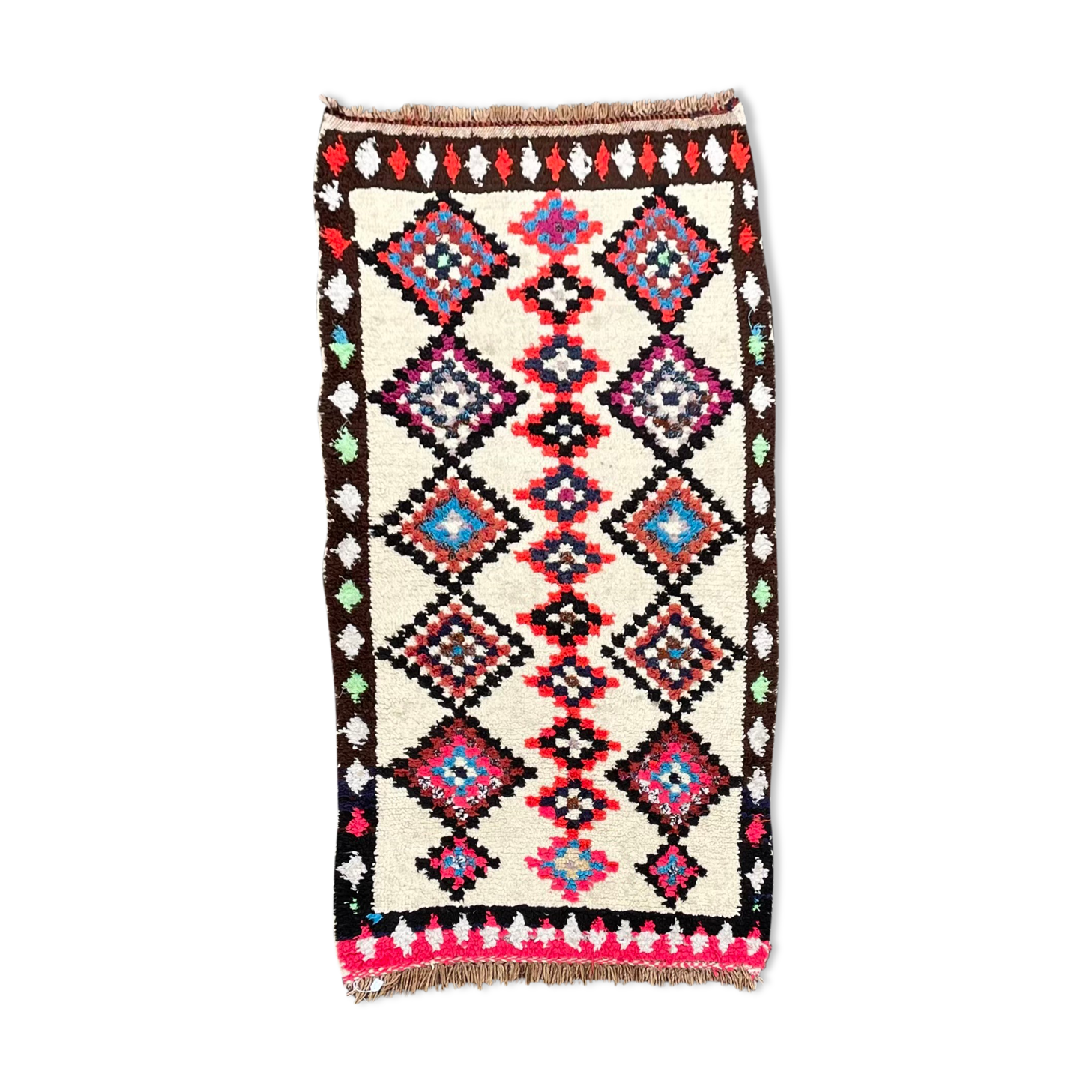 Berber carpet Azilal 90x180 cm