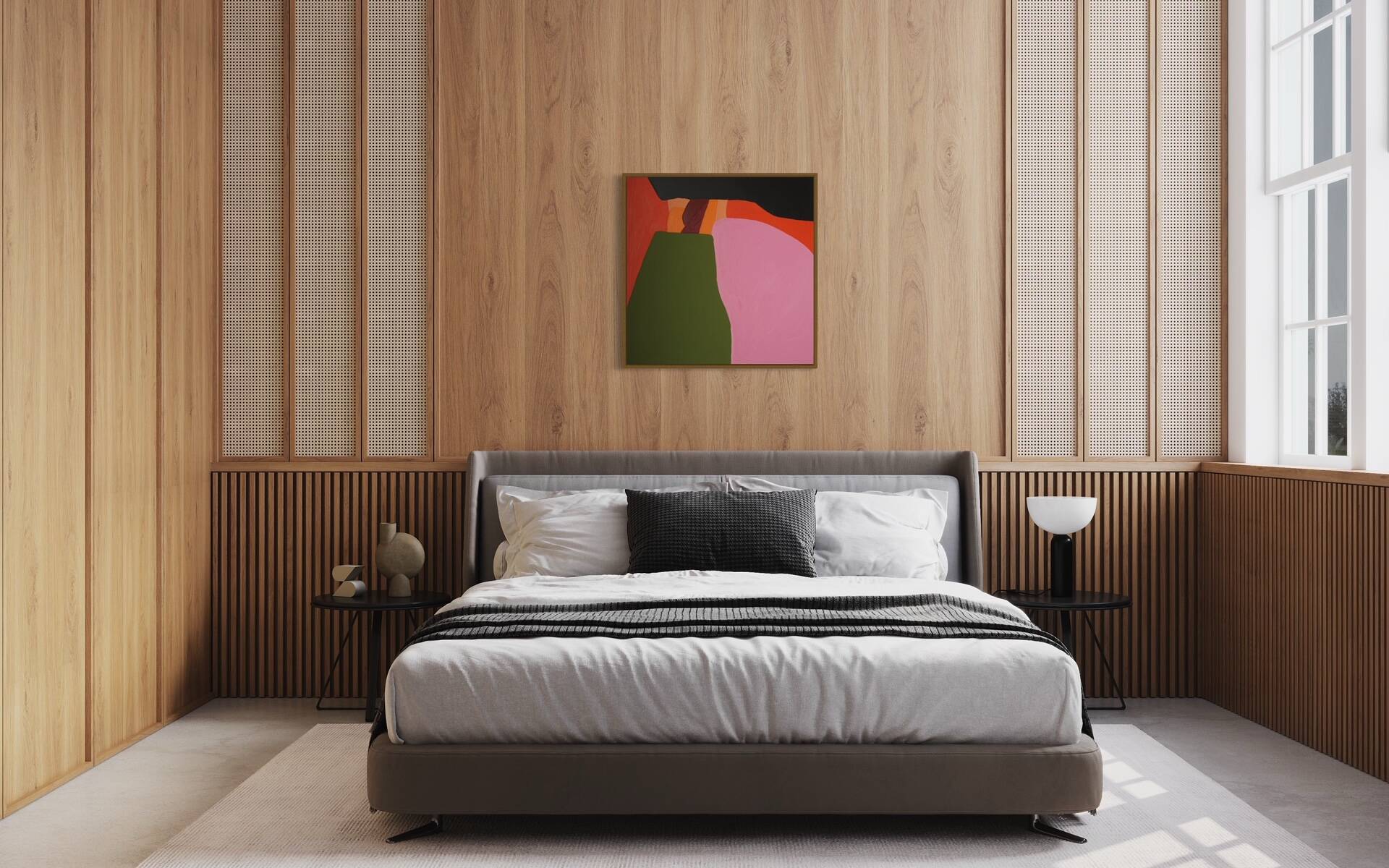 Original painting Orange composition CC 05 by Bodasca