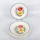 Lot of 7 plates Sarreguemines, model rustic. French Antique