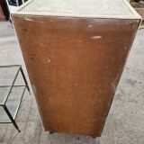 Wicker cabinet with 6 drawers