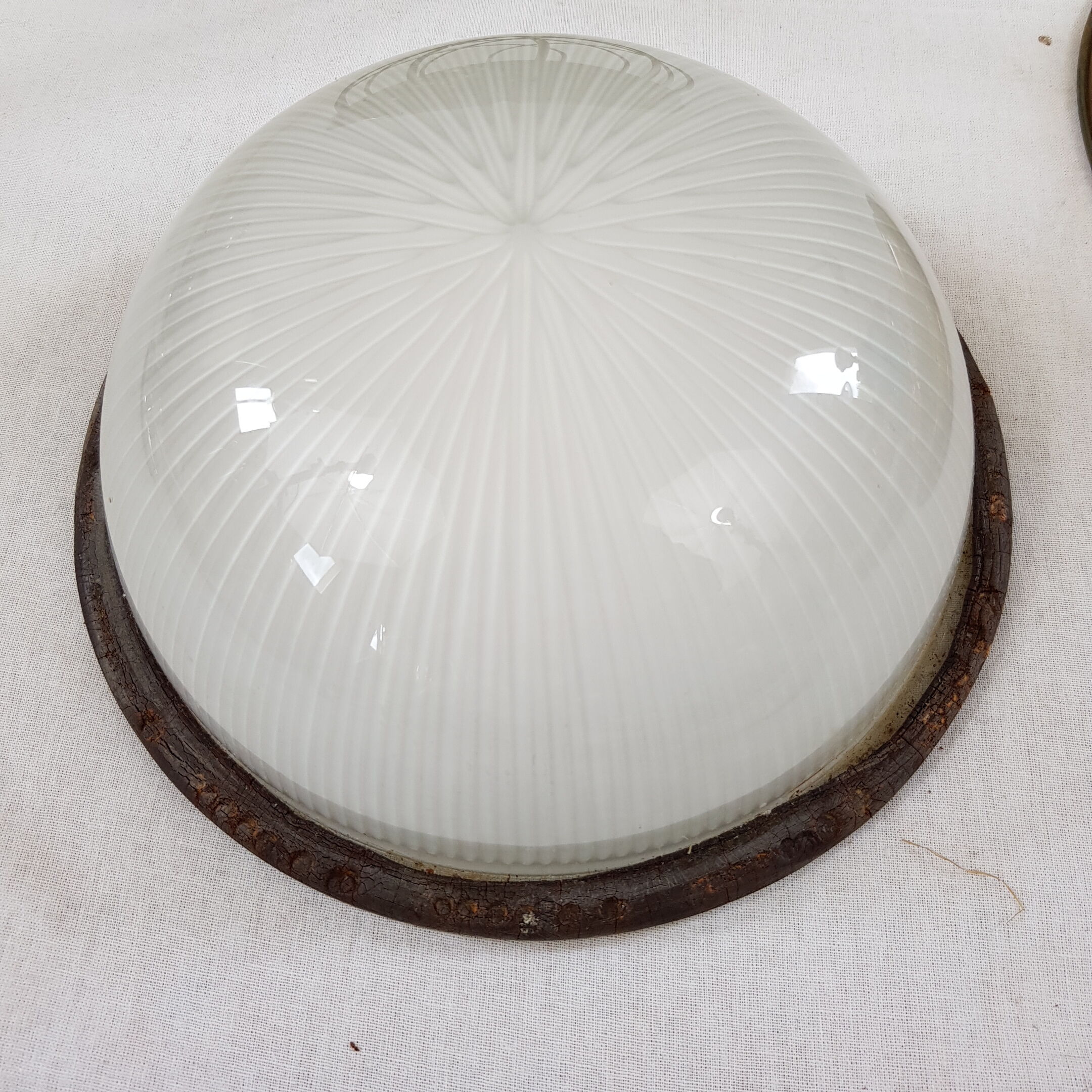 Applique hublot globe ceiling lamp marine grill holophane france
