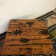 Table basse industrielle sur roues