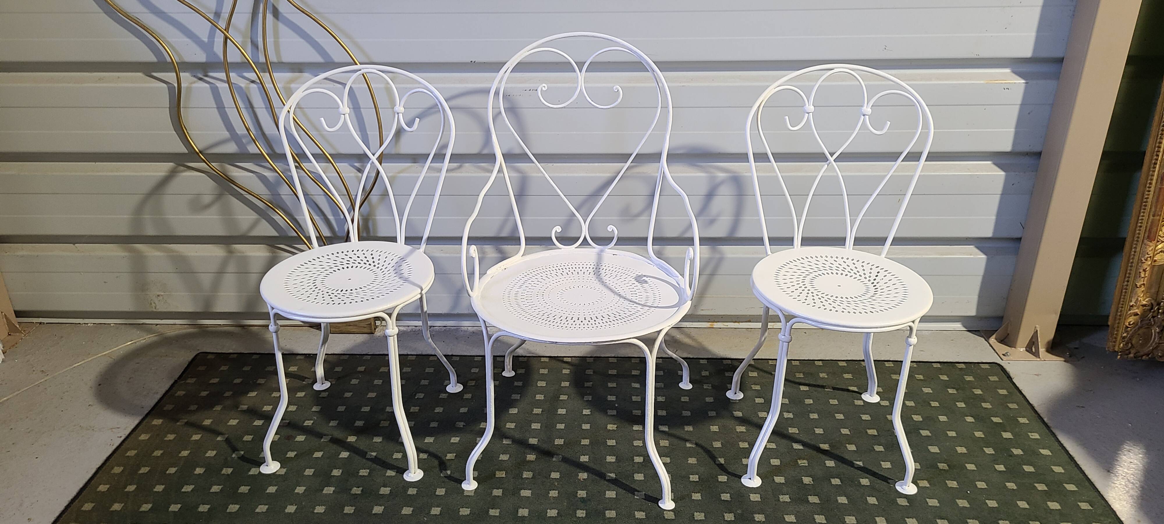 Mid-Century Garden Furniture in Wrought Iron
