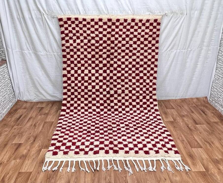 Moroccan rug in pure wool 3 x 2 m