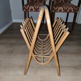 Rattan magazine holder